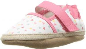 Robeez Kids Sunshine Espadrille K Crib Shoe Bridget White Pink 18 24 Months M Us Infant