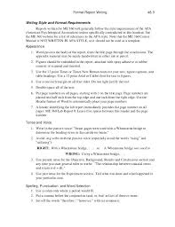 Experiment Lab Report Sample Laboratory Format Example