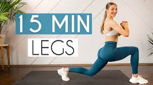 15 min at home leg thigh workout