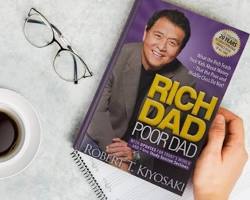 Image of Rich Dad Poor Dad book sales stats 32 million copies