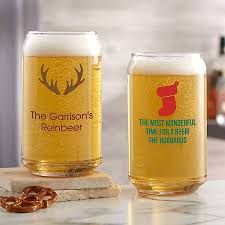 Personalized Icon Beer Glasses