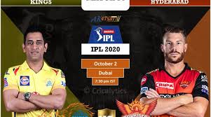 Now that the toss is done, it's time for live cricket action. Ipl 2020 Csk Vs Srh Match 14 Preview Predicted 11 And Key Players