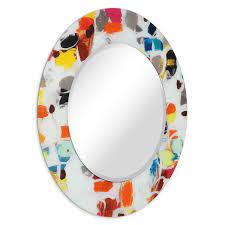 Glass Beveled Accent Mirror