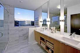 A bathroom vanity is the cabinet built around your bathroom sink. 15 Examples Of Bathroom Vanities That Have Open Shelving