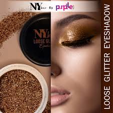ny bae loose glitter eyeshadow bronze