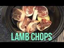 lamb chops mint slow cooked slow