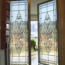 Door Window Sticker Stained Glass With