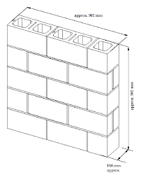 Diagram Of Concrete Masonry Block Wall