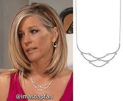 imasoapfan: The General Hospital Wardrobe and Fashion Blog: Carly  Corinthos's Pave Crystal Collar Necklace at the Nurses Ball