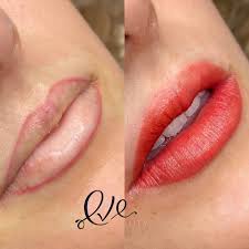 permanent makeup lip services in