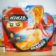 màu ngẫu nhiên) Đồ chơi lắp ráp lego ninjago con quay rồng đỏ và ninja kai  Bela 10932 masters dragon.