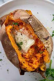 air fryer baked sweet potato a