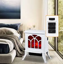 Small Flame Mountain Electric Fireplace