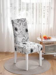 1pc Printed Elastic Chair Cover Home