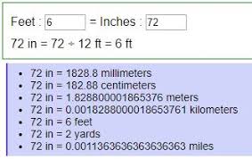 Y (m) = x (ft) × 0.3048 note that you can convert between feet and inches here. Inch To Feet Calculator Convert Ft To Inch Or Inch In Ft