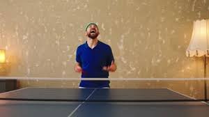 ping pong table stock video fooe