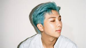 Bts member rm has proved time and again that he is a great leader. Bts Member Rm S Blue Hair Is No More Teen Vogue