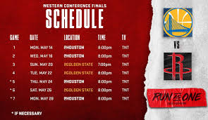 western conference finals schedule