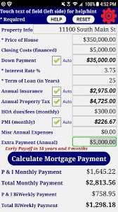 Mortgage Home Loan Payment Calculator Pro Amazon De Apps Für Android