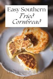 easy southern fried cornbread recipe