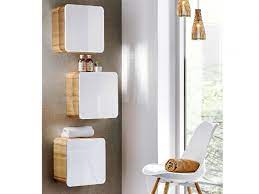 White Gloss Bathroom Cabinet Storage