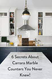 6 secrets about carrara marble counters