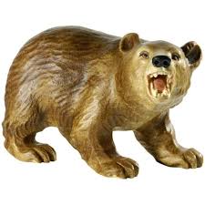 Bear Animals Wood Carving 3 Cm