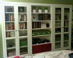 Ikea Hemnes Bookcase Glass Doors