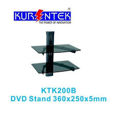 Black Dvd Player Wall Mount Stand