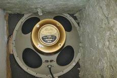 single tannoy gold in lockwood cabinet