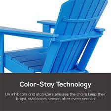 Westin Outdoor Patio Adirondack Chair Red