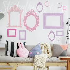 Purple And Pink Frame Wall Decals