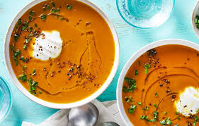 ernut squash soup with brown er