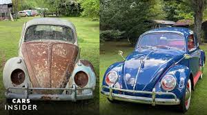 how a rusted 1960s volkswagen beetle is