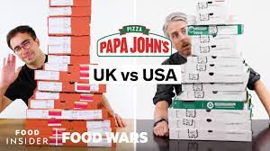 us vs uk papa john s food wars you