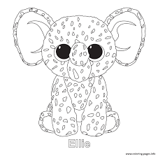Share in ellie the wienerdog's travel adventures with her awesome new coloring page. Ellie Beanie Boo Coloring Pages Printable