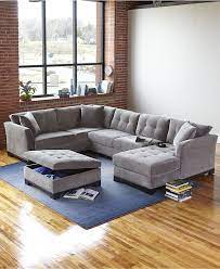 Elliot Fabric Sectional Living Room