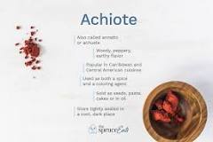 Does achiote have flavor?