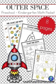 In this coloring math worksheet, your child will find the group that has 1 more item than the other group and will be introduced to adding 1. Outer Space Preschool And Kindergarten Math Worksheets Packet