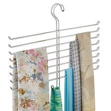 If you haven't gotten around to organizing your scarves in years you might want in on this easy project. Idesign Classico Spine Closet Organizer Hanger Hanging Storage Ideal For Bedrooms Mudrooms Dorm Rooms No Hardware Required Scarf Holder Buy Online In Cayman Islands At Cayman Desertcart Com Productid 9407961