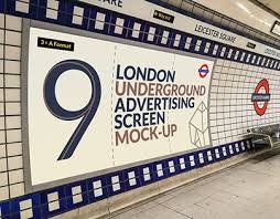 Create a stunning poster mockup! 50 Subway Ad Mockup Advertising Billboard Design Candacefaber