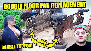 double vw floor pans replacement in
