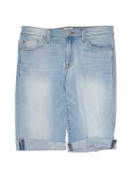 Details About Hudson Jeans Women Blue Denim Shorts 28w
