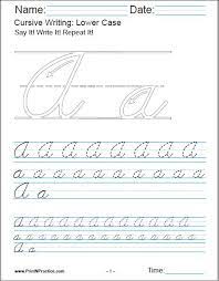 Use these free cursive alphabet practice sheet to encourage your child to practice their cursive writing a little each day, and make it a fun experience. 50 Cursive Writing Worksheets Alphabet Letters Sentences Advanced