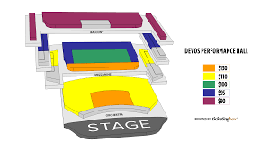 devos performance hall seating chart