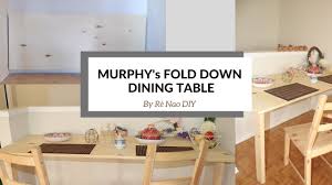 Wall Mounted Fold Down Dining Table