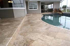 pressure cleaning travertine tile or
