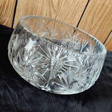 pinwheel crystal bowl s