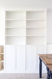 Diy Ikea Bookcase Built In Shelves