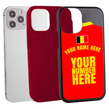 personalized belgium soccer jersey case